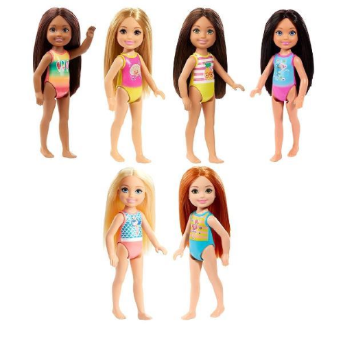 Barbie Club Chelsea - Bambola da spiaggia - 15 cm - design assortito